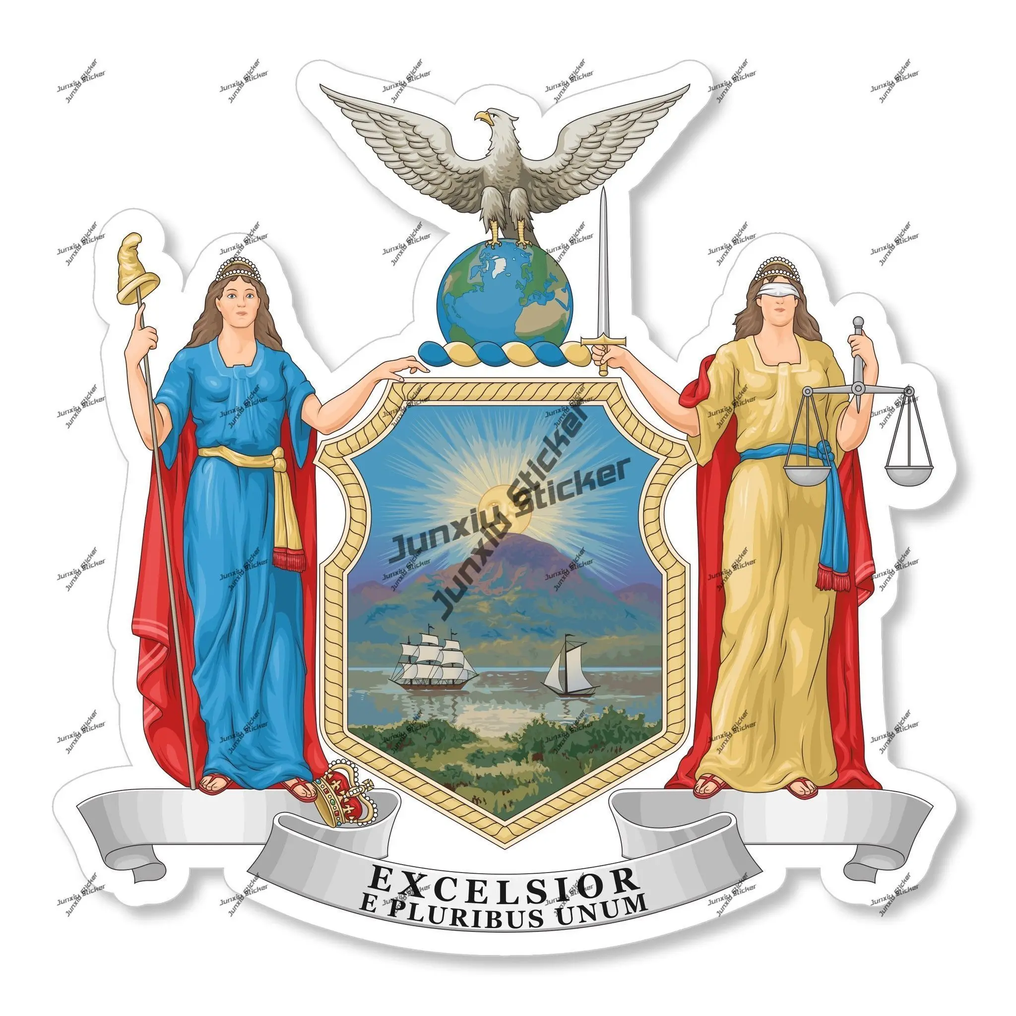 New York City Coat of Arms Emblem Sticker Car Truck Bumper Vinyl Decal Outdoor Stickers Decor Vehicle PVC Decals Accessories
New York City Coat of Arms Emblem Sticker Car Truck Bumper Vinyl Decal Outdoor Stickers Decor Vehicle PVC Decals Accessories
