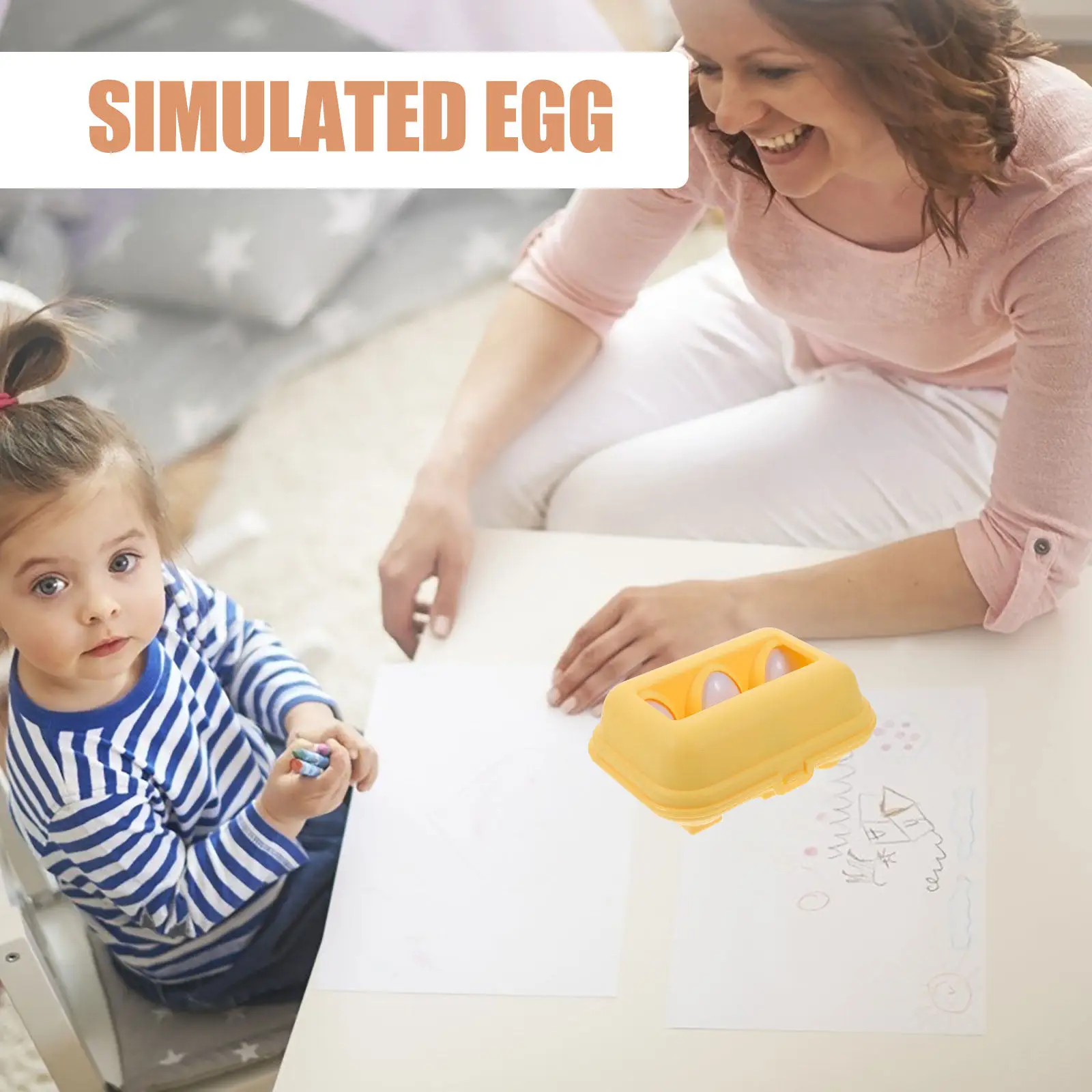 6Pcs Matching Eggs Educational Learning Set for Toddlers Color and Shape Recognition Early Development Gift Matching Eggs
6Pcs Matching Eggs Educational Learning Set for Toddlers Color and Shape Recognition Early Development Gift Matching Eggs