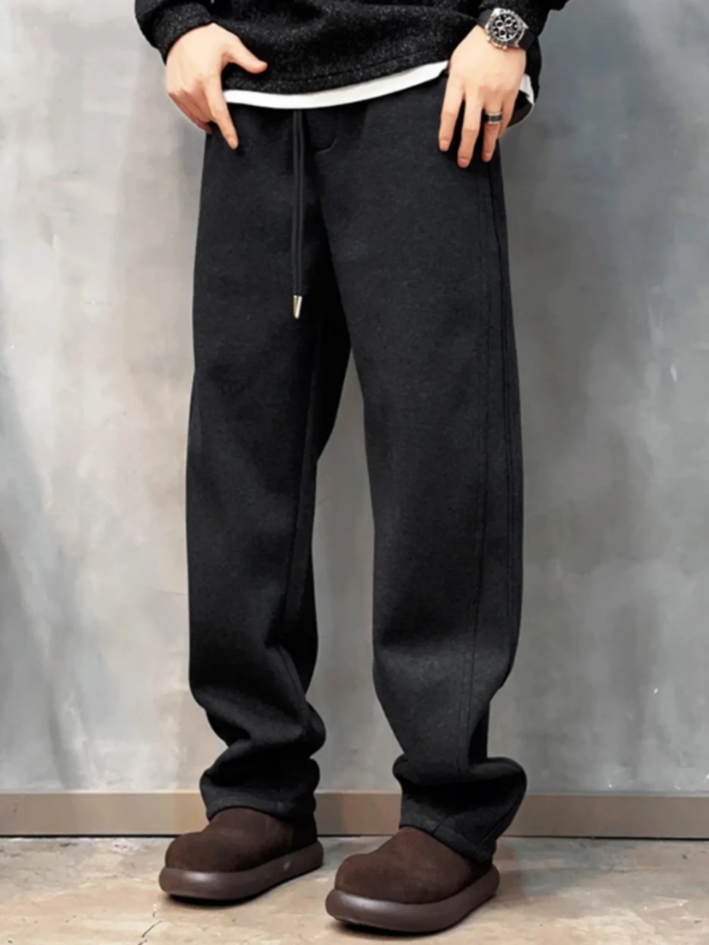 Winter New Faion Brand Men's Fce Lined Comfortable Straight Leg Sweatpants Spor Vintage Drapey Slimming Warm Casual Pants
Winter New Faion Brand Men's Fce Lined Comfortable Straight Leg Sweatpants Spor Vintage Drapey Slimming Warm Casual Pants