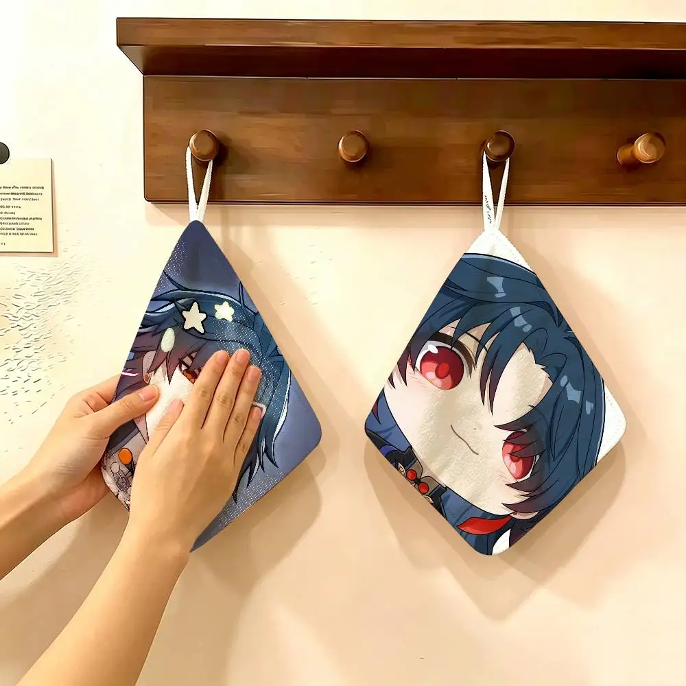 Honkai Star Rail Character Blade Hanging Polyester Towel, Reusable Hand Wiping Cloth, Wear Resistant for Home Kitchen Sink
Honkai Star Rail Character Blade Hanging Polyester Towel, Reusable Hand Wiping Cloth, Wear Resistant for Home Kitchen Sink