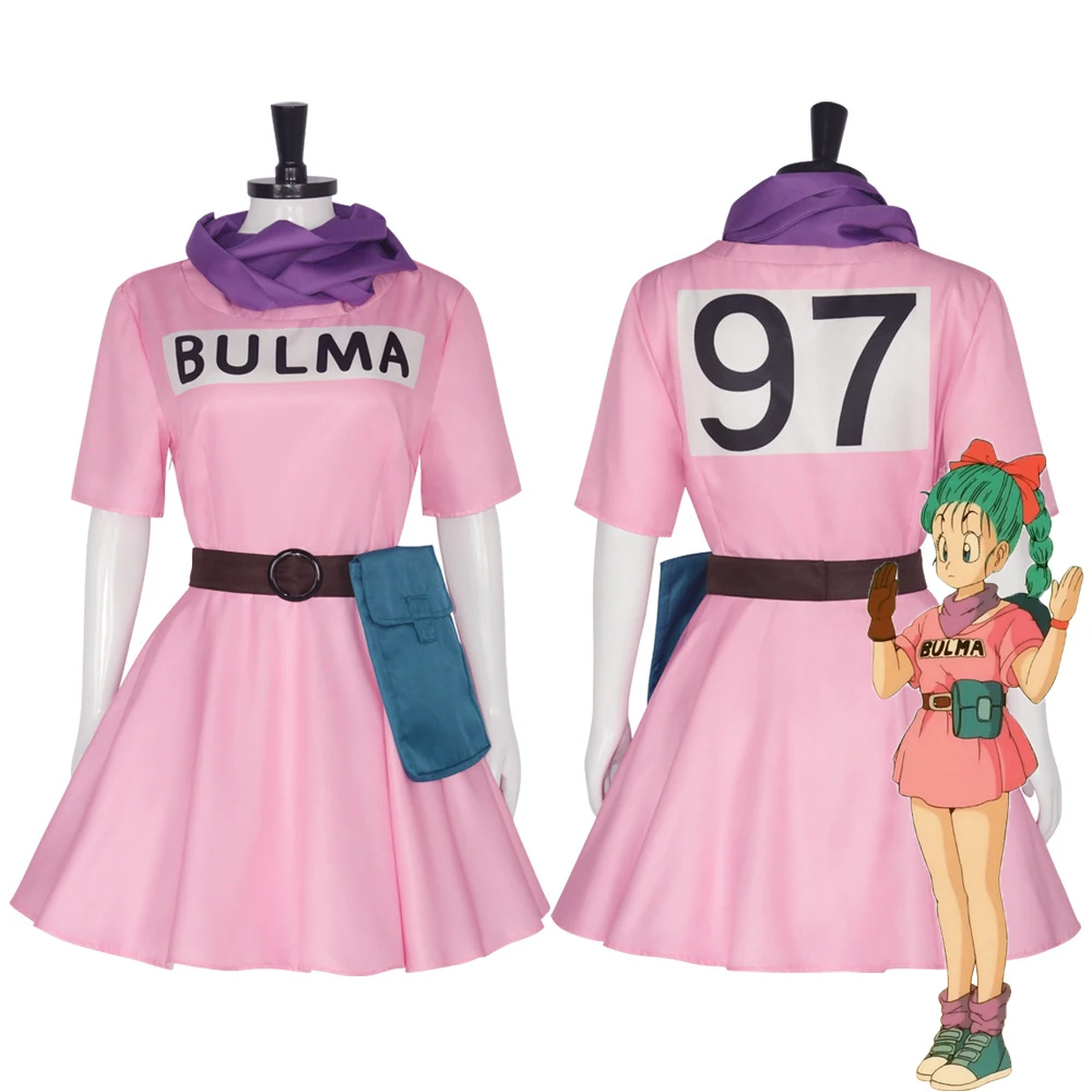 Костюм для косплея аниме Bulma для взрослых женщин и девочек, розовый костюм, униформа на Хэллоуин, костюм для представлений
Костюм для косплея аниме Bulma для взрослых женщин и девочек, розовый костюм, униформа на Хэллоуин, костюм для представлений