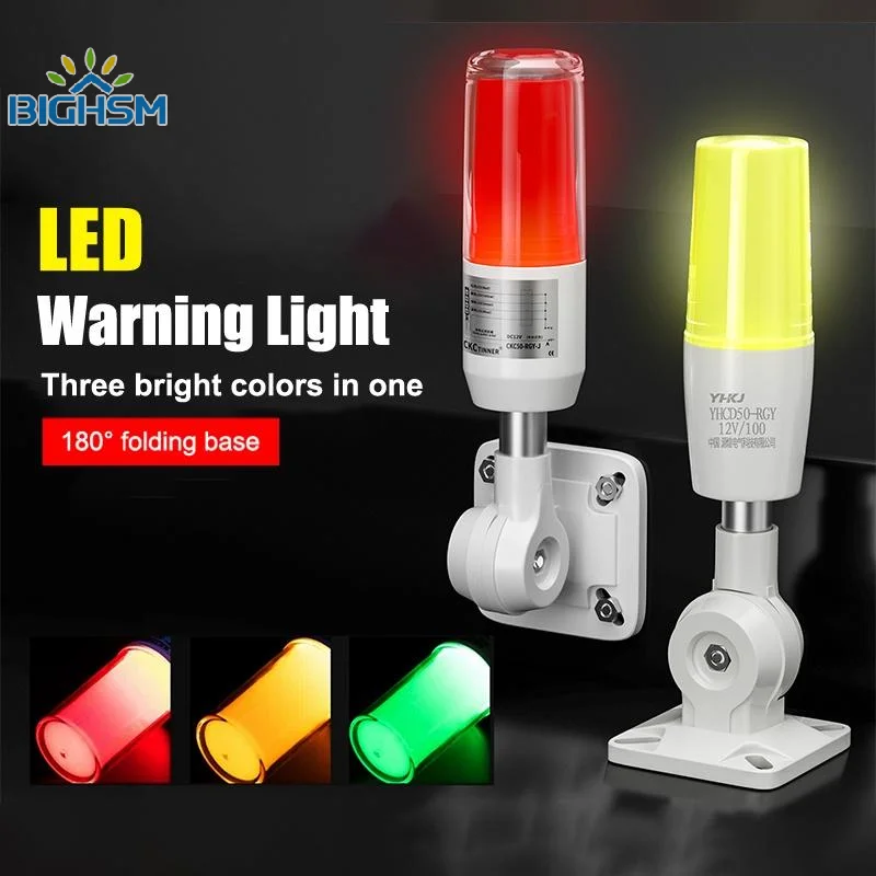 Three Color LED Warning Light With Buzzer Alarm, Foldable Machine Tool Signal Light For Industrial Equipment
Three Color LED Warning Light With Buzzer Alarm, Foldable Machine Tool Signal Light For Industrial Equipment