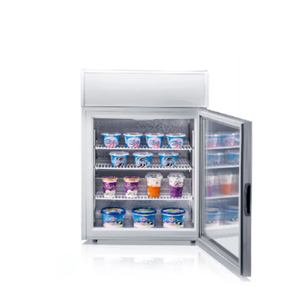 Table Top Freezers Ice Cream Display Commercial Counter Deep Mini Freezer with Folding Glass Door
Table Top Freezers Ice Cream Display Commercial Counter Deep Mini Freezer with Folding Glass Door