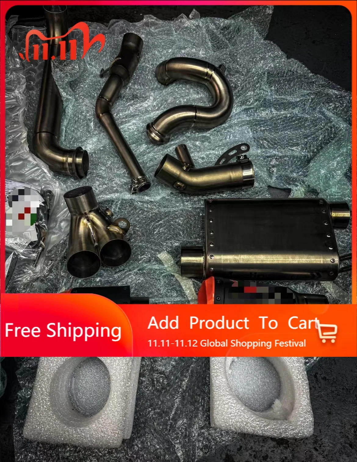 STLF Titanium Alloy Exhaust System for Large Displacement Motorcycles Motorcycle Exhaust System
STLF Titanium Alloy Exhaust System for Large Displacement Motorcycles Motorcycle Exhaust System