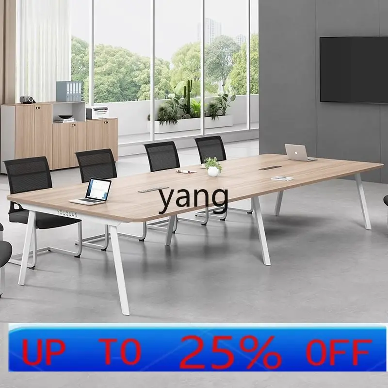 Простой современный компактный стол для переговоров и обучения, длинный стол для офиса.
Простой современный компактный стол для переговоров и обучения, длинный стол для офиса.