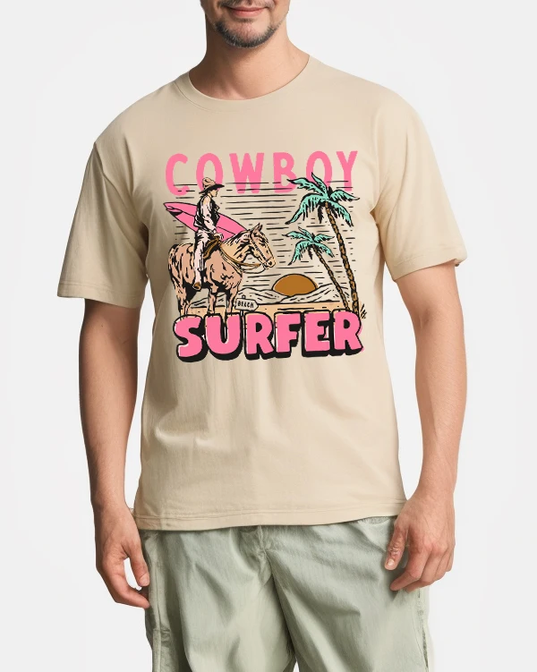 Cowboy Surfer Printed T-Shirt Men Soft All-Match Trendy T Shirts Cotton Casual Clothing Crewneck Oversize Man Short Sleeve
Cowboy Surfer Printed T-Shirt Men Soft All-Match Trendy T Shirts Cotton Casual Clothing Crewneck Oversize Man Short Sleeve