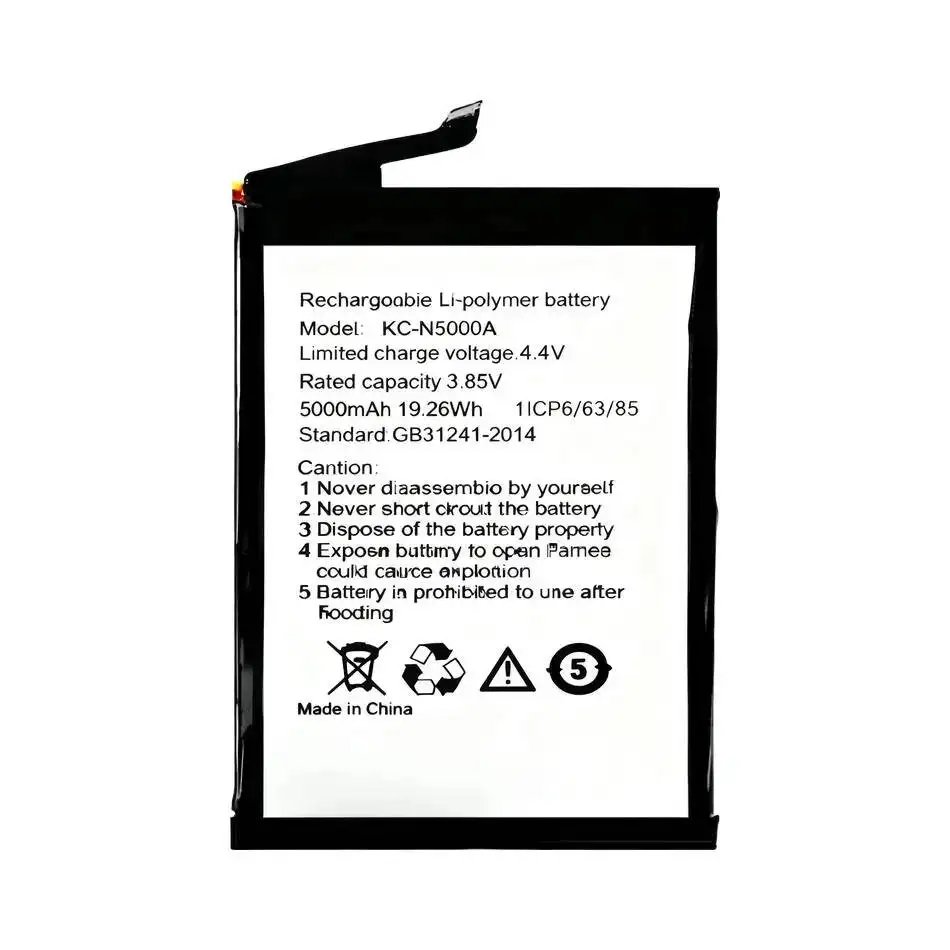 Долговечный аккумулятор для мобильного телефона Oukitel IIIF150 Air 1 Pro Air1 KC-N5000A 5000 мАч
Долговечный аккумулятор для мобильного телефона Oukitel IIIF150 Air 1 Pro Air1 KC-N5000A 5000 мАч