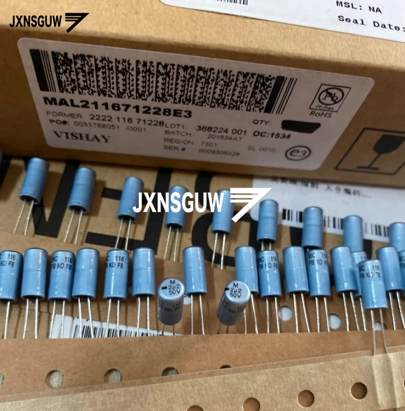 10PCS NEW Original BC KO116 50V2.2UF 5X11MM electrolytic capacitor VISHAY 116 KO 2.2UF 50V MAL211671228E3 free shipping
10PCS NEW Original BC KO116 50V2.2UF 5X11MM electrolytic capacitor VISHAY 116 KO 2.2UF 50V MAL211671228E3 free shipping