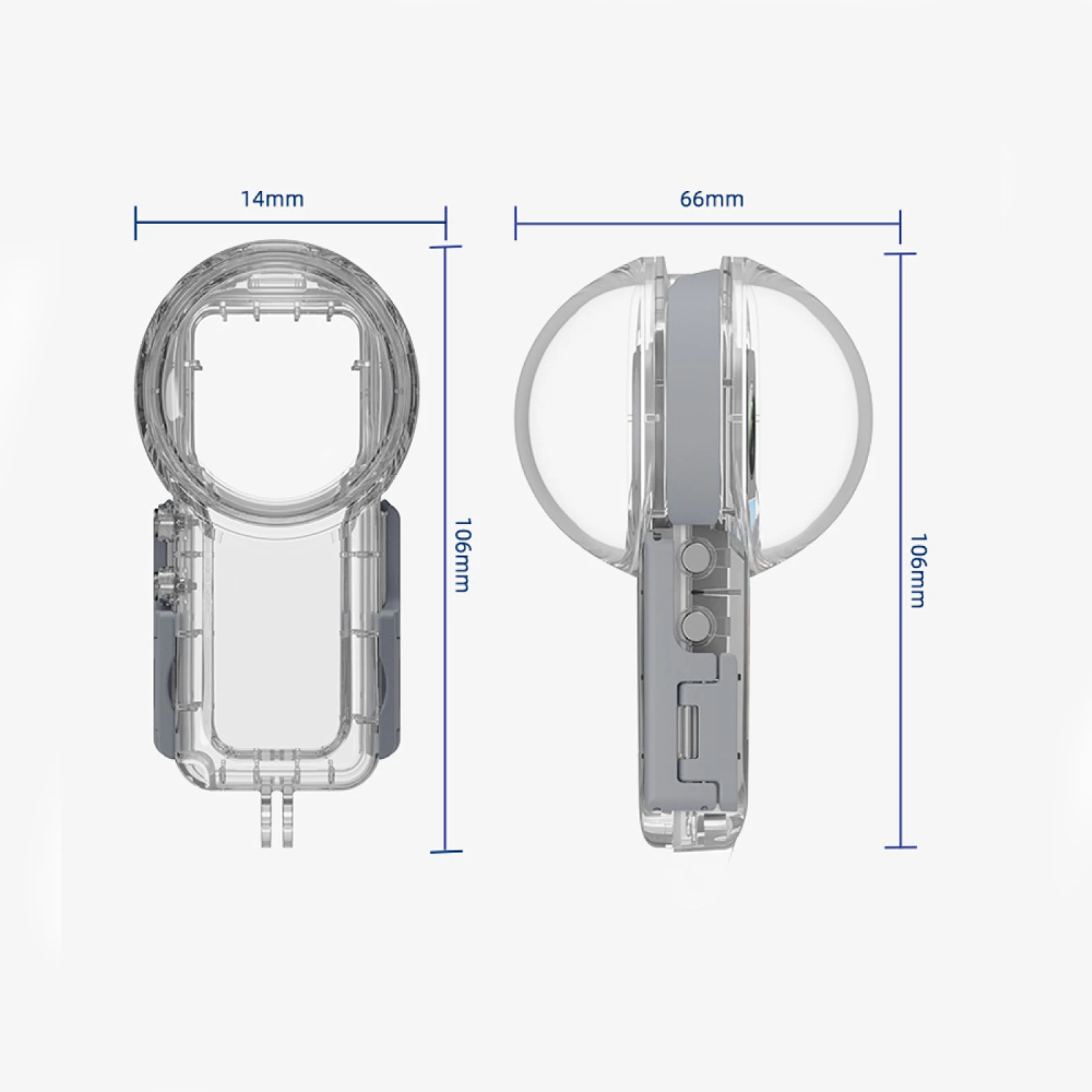 50M Dive Case Waterproof Housing Cover for Insta360 X5 Invisible Diving Case Underwater Dive Shell for Insta 360 X5 Accessories
50M Dive Case Waterproof Housing Cover for Insta360 X5 Invisible Diving Case Underwater Dive Shell for Insta 360 X5 Accessories