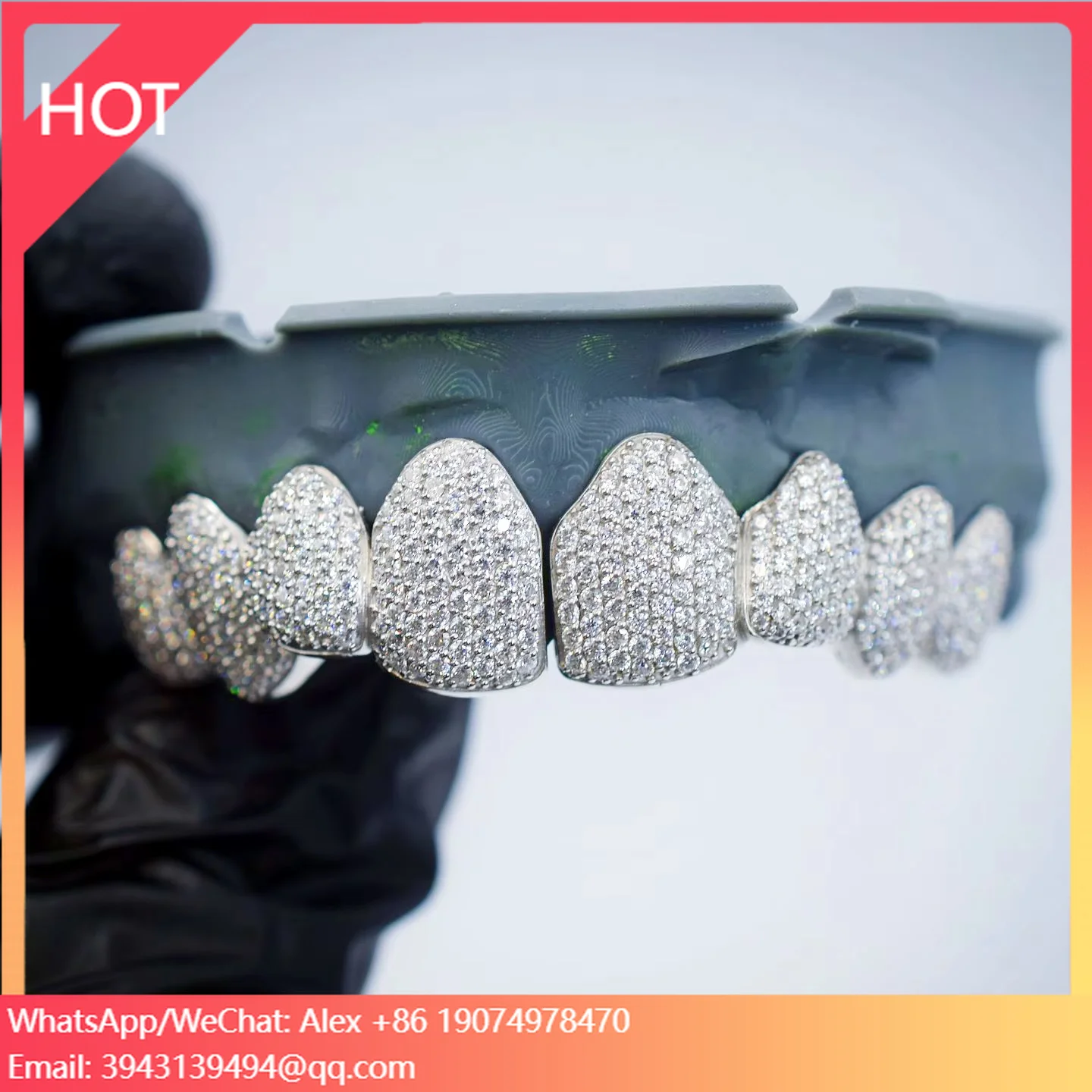 Hop Grillz Diamond Teeth 14k Gold Plated 925 Sterling Sliver Vvs Iced Out Moissanite Grillz
Hop Grillz Diamond Teeth 14k Gold Plated 925 Sterling Sliver Vvs Iced Out Moissanite Grillz