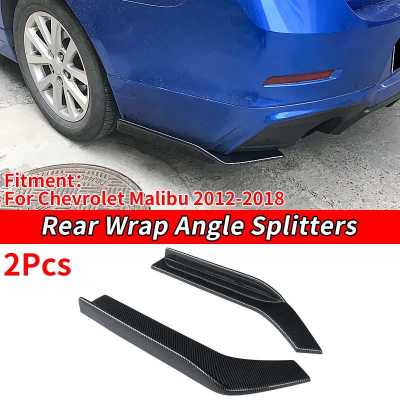 Car Bumper Spoiler Rear Lip Angle Splitter Diffuser Protective Plate Automotive Accessories ABS For Chevrolet Malibu 2012-2018
Car Bumper Spoiler Rear Lip Angle Splitter Diffuser Protective Plate Automotive Accessories ABS For Chevrolet Malibu 2012-2018