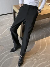 Летние мужские брюки приталенного кроя, не требующие глажки, прямые, деловые, широкие, повседневные, модные
Летние мужские брюки приталенного кроя, не требующие глажки, прямые, деловые, широкие, повседневные, модные