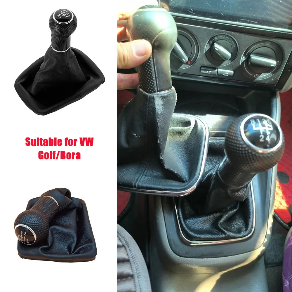 Gear Shift Knob Fit For VW Golf Bora 1998-2006 Lever Shifter Leather Gaiter Boot Cover 5 6 Speed For VW Golf Bora 3/4/5
Gear Shift Knob Fit For VW Golf Bora 1998-2006 Lever Shifter Leather Gaiter Boot Cover 5 6 Speed For VW Golf Bora 3/4/5