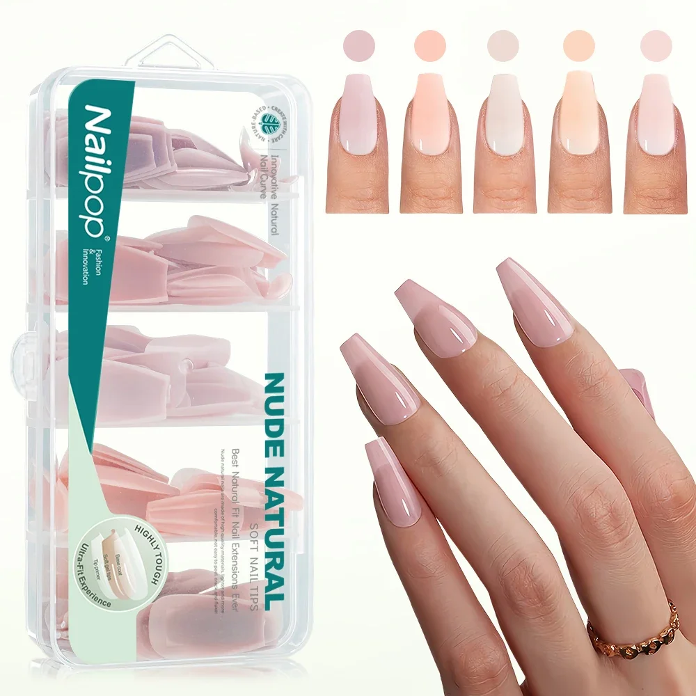NAILPOP 140PCS Nude Natural Gel Nails 14 Sizes Pre-Colored Soft Gel False Nail Tips Soak Off Acrylic Fake Nails Extensions Salon
NAILPOP 140PCS Nude Natural Gel Nails 14 Sizes Pre-Colored Soft Gel False Nail Tips Soak Off Acrylic Fake Nails Extensions Salon