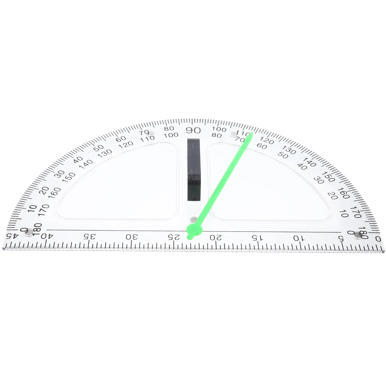 1Pack Math Angle Tool Transparent ABS Magnet Geometry Half Circle Protractor Measuring Ruler Teaching Drawing Tools
1Pack Math Angle Tool Transparent ABS Magnet Geometry Half Circle Protractor Measuring Ruler Teaching Drawing Tools