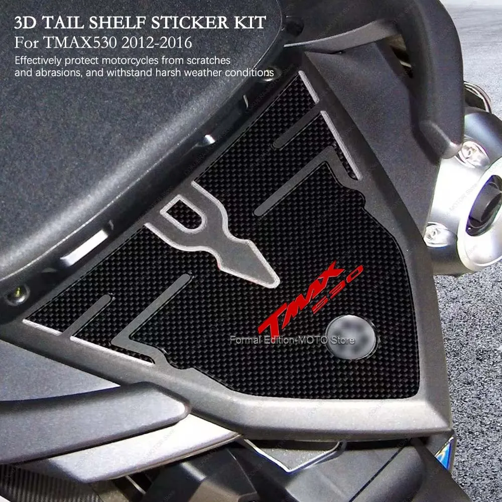 For YAMAHA SCOOTER TMAX 530 Tamx 530 2012-2016 3D Gel Resin Sticker Anti Scratch Motorcycle Tail Shelf Protection Sticker Kit
For YAMAHA SCOOTER TMAX 530 Tamx 530 2012-2016 3D Gel Resin Sticker Anti Scratch Motorcycle Tail Shelf Protection Sticker Kit