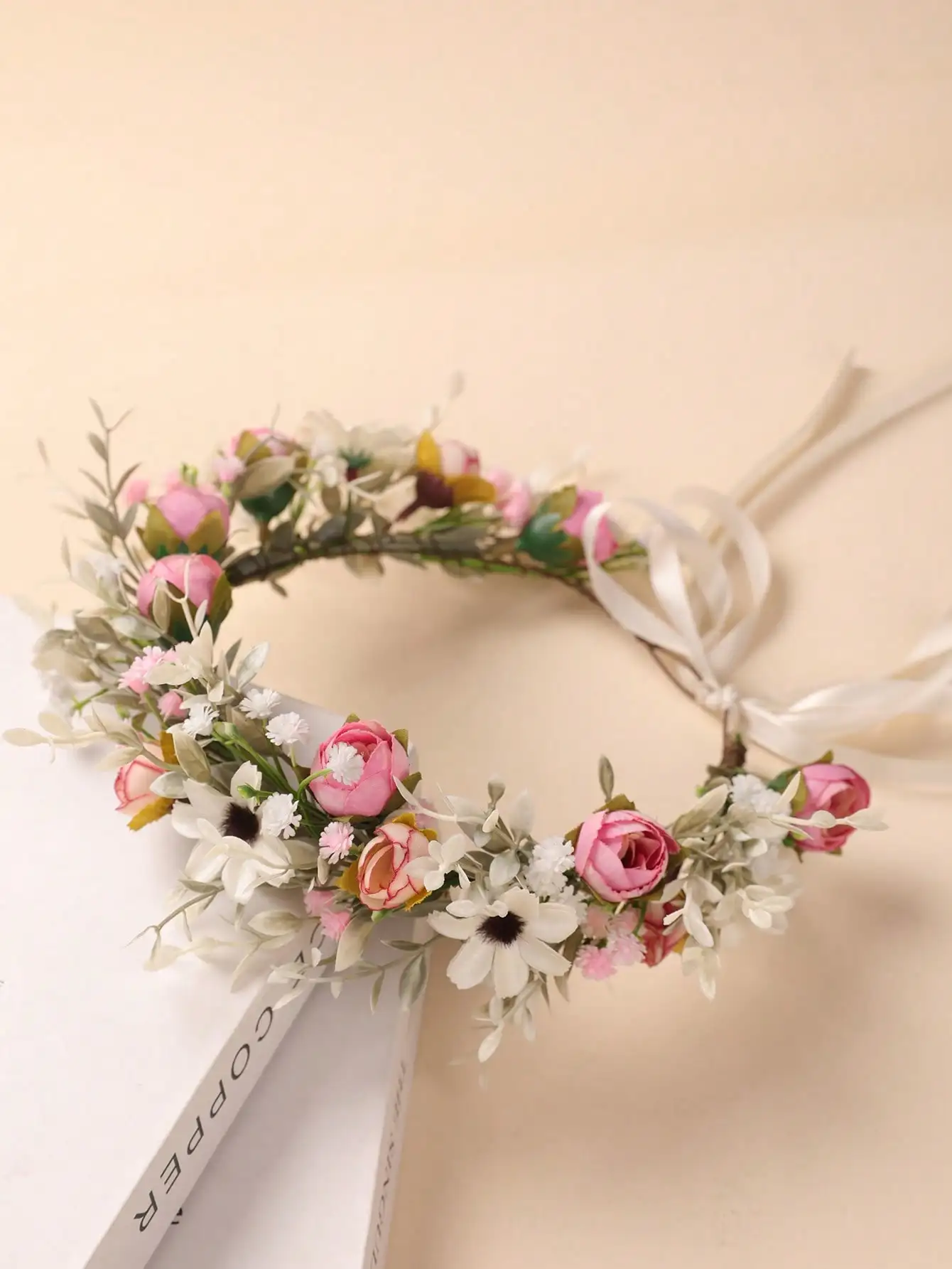 1pc Pink Rose Floral Bohemian Bridal Flower Crown, Wedding Season Tiara Hair Garland Costume Crown, Hawaiian Outfit For Women, Hair Accessories, Head Accessories, Bride To Be, Valentines Accessories
1pc Pink Rose Floral Bohemian Bridal Flower Crown, Wedding Season Tiara Hair Garland Costume Crown, Hawaiian Outfit For Women, Hair Accessories, Head Accessories, Bride To Be, Valentines Accessories