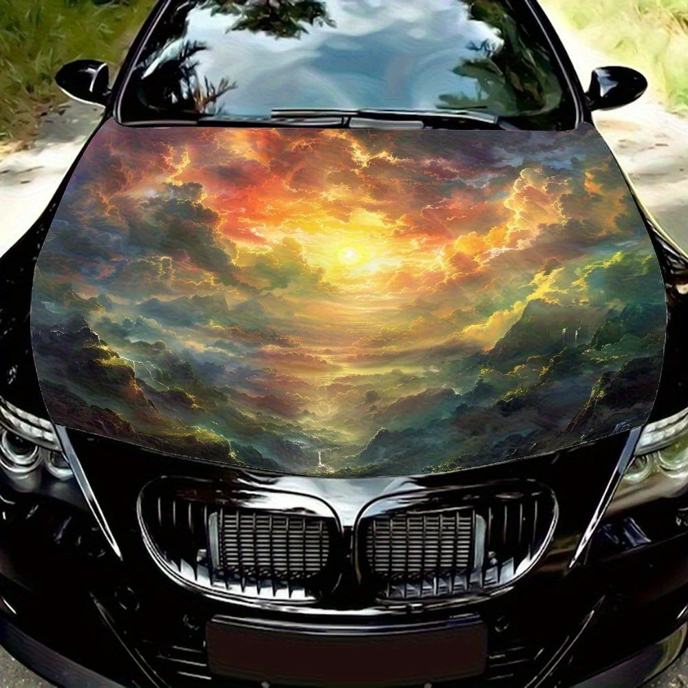 Magnificent Natural Scenery Car Hood Decal - Durable PVC Vinyl Wrap, Fits Most Vehicles, Waterproof And Scratch-resistant, Vehic
Magnificent Natural Scenery Car Hood Decal - Durable PVC Vinyl Wrap, Fits Most Vehicles, Waterproof And Scratch-resistant, Vehic