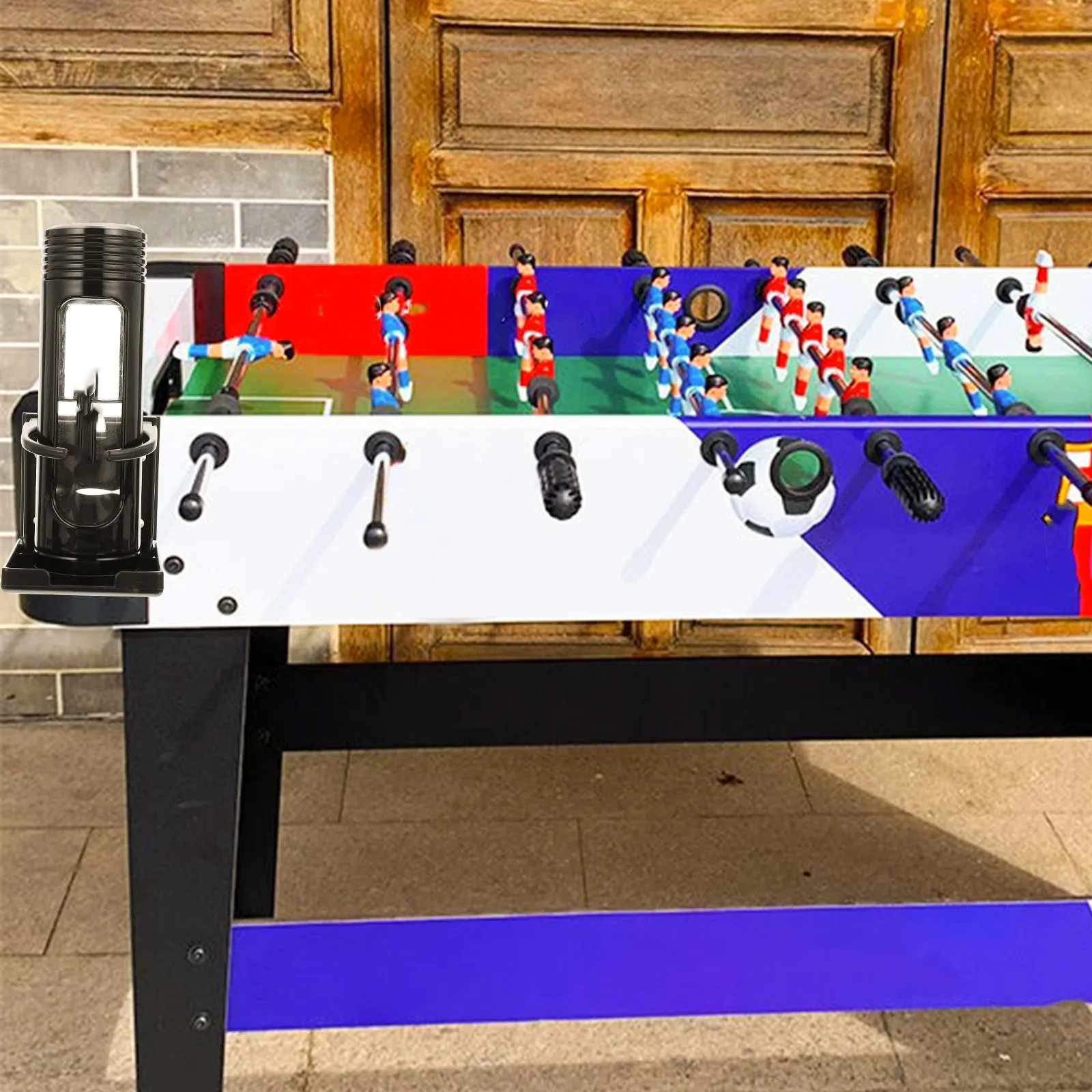 Game Table Cup Stand with Folding Design Foosball External Cup Holder Table Edge Beverage Rack Durable Drink Holder for Desk Use
Game Table Cup Stand with Folding Design Foosball External Cup Holder Table Edge Beverage Rack Durable Drink Holder for Desk Use