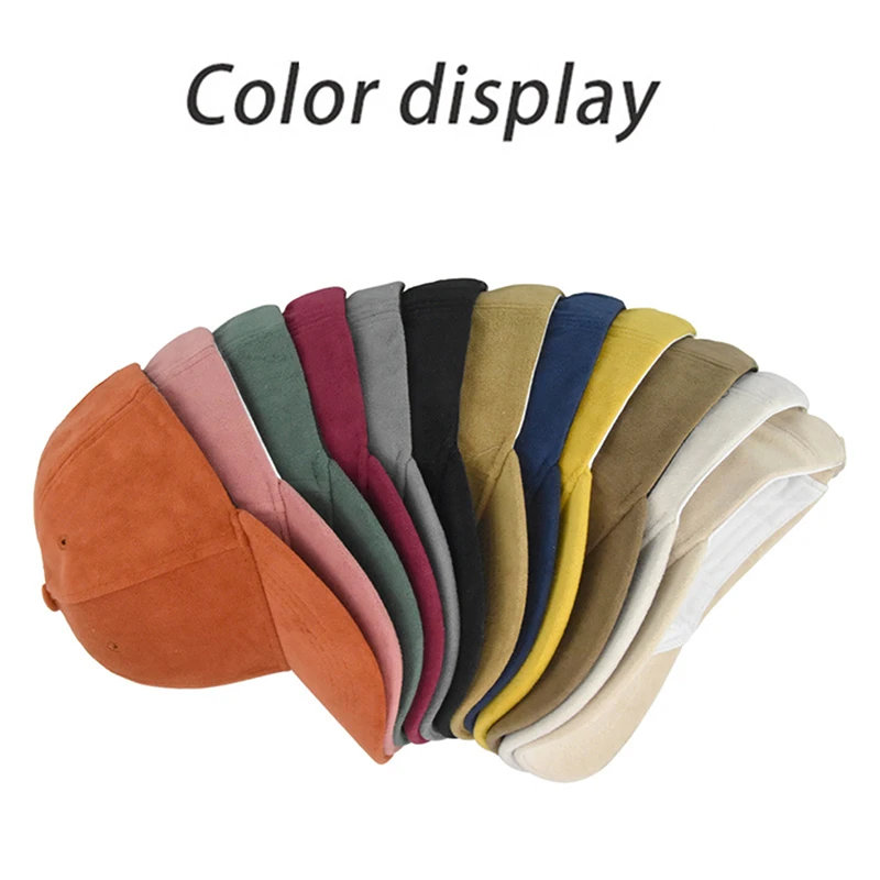 Solid Suede Retro Baseball Caps For Men Women Spring Autumn Street Snapback Hip Hop Hat Adjustable Faux Fur Sunscreen Visor Cap
Solid Suede Retro Baseball Caps For Men Women Spring Autumn Street Snapback Hip Hop Hat Adjustable Faux Fur Sunscreen Visor Cap