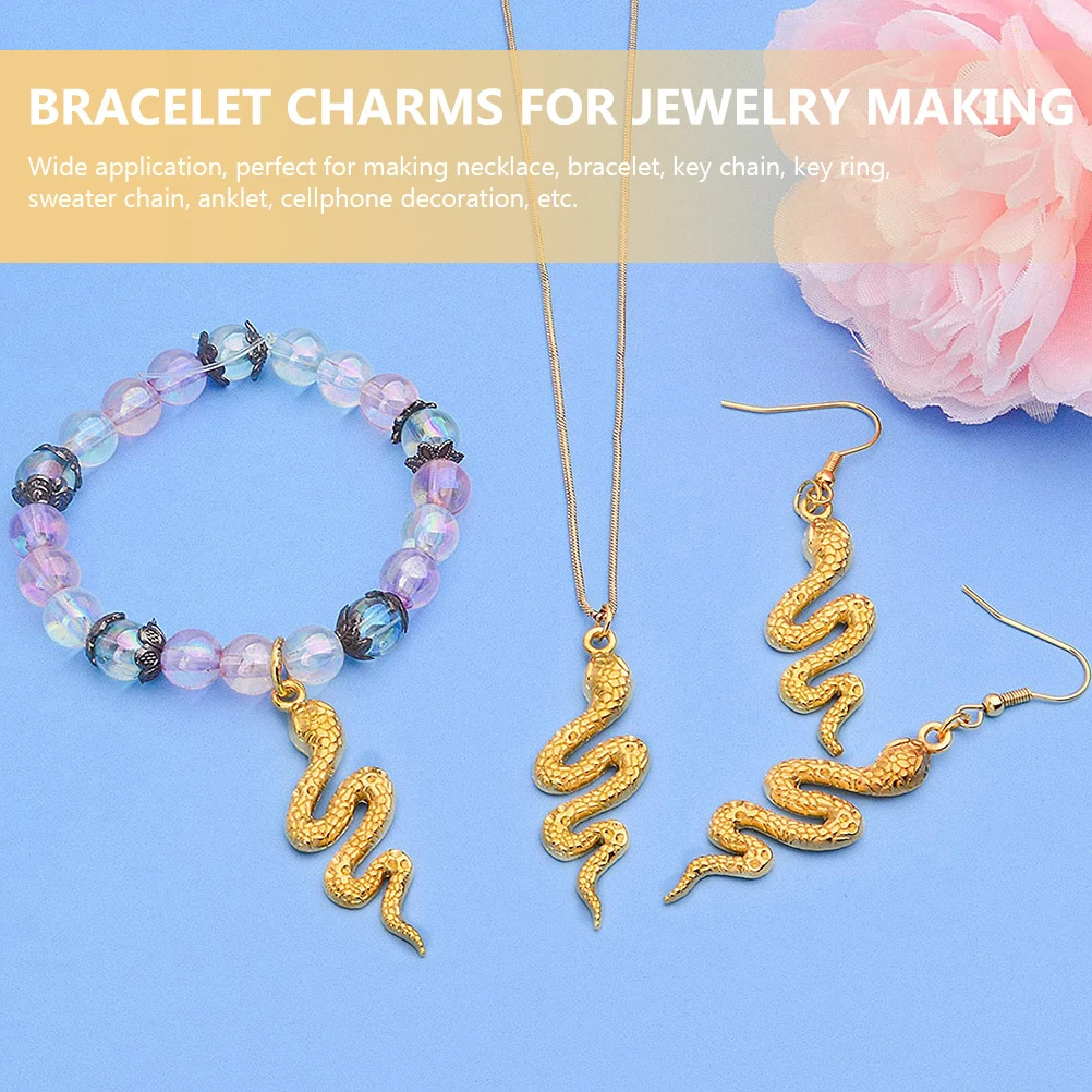 48 шт., подвески в виде змеи из сплава для изготовления ювелирных изделий, браслеты «сделай сам», ожерелья, брелок, подвески, ювелирные изделия с животными, фурнитура
48 шт., подвески в виде змеи из сплава для изготовления ювелирных изделий, браслеты «сделай сам», ожерелья, брелок, подвески, ювелирные изделия с животными, фурнитура