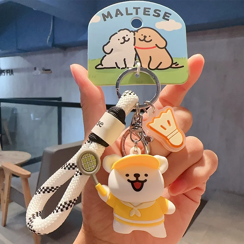 Cute Keychain for Women, Badminton, Baseball, Tennis Lines, Puppy, Backpack, Car Accessories, Decoration Gift
Cute Keychain for Women, Badminton, Baseball, Tennis Lines, Puppy, Backpack, Car Accessories, Decoration Gift