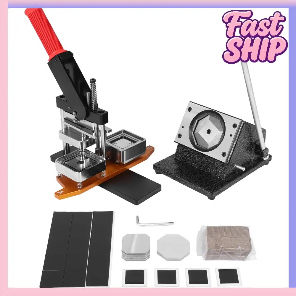 50*50mm Square Fridge DIY Photo Magnet Making Machine W/100 Set Making Supplies Refrigerator Sticker Making Machine for All Ages
50*50mm Square Fridge DIY Photo Magnet Making Machine W/100 Set Making Supplies Refrigerator Sticker Making Machine for All Ages