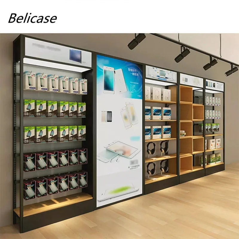 2025customized.Wall pegboard phone accessory showcase mobile phone shop decoration design furniture with LED lights
2025customized.Wall pegboard phone accessory showcase mobile phone shop decoration design furniture with LED lights