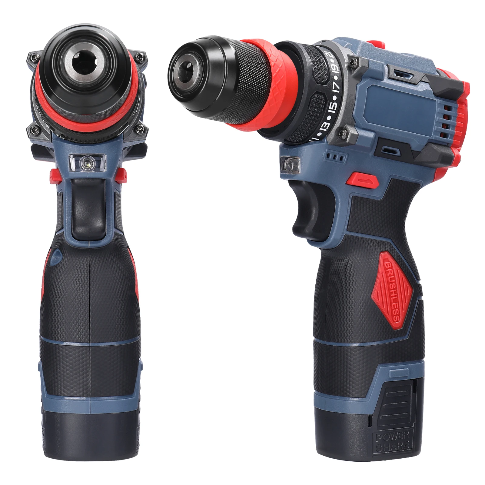 16.8V 2-in-1 Brushless Drill & Screwdriver, 21Nm for Furniture/Appliances/Automotive Repair
16.8V 2-in-1 Brushless Drill & Screwdriver, 21Nm for Furniture/Appliances/Automotive Repair