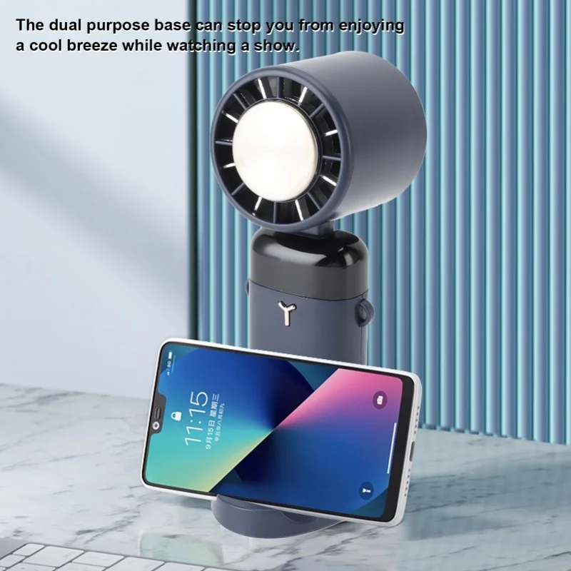 Handheld Cooling Fan 3 Speed Digital Display Rechargeable Semiconductor Cooling Portable Handheld Fan With Base And Hanging Rope
Handheld Cooling Fan 3 Speed Digital Display Rechargeable Semiconductor Cooling Portable Handheld Fan With Base And Hanging Rope