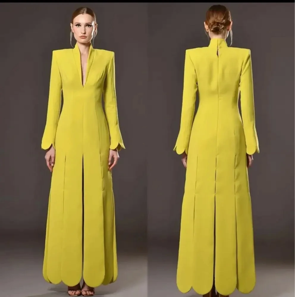 OLOEY Women Modern Evening Dresses Formal Occasion Dress High Neck Cut-Out Outfit Custom made Mother Event
OLOEY Women Modern Evening Dresses Formal Occasion Dress High Neck Cut-Out Outfit Custom made Mother Event