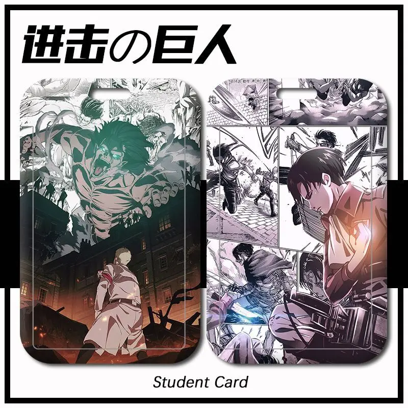 Attack On Titan Eren Yeager Anime Game Access Venue Mall Pendant Gift Students Meal Holder Card Cover Protective Bank Cards
Attack On Titan Eren Yeager Anime Game Access Venue Mall Pendant Gift Students Meal Holder Card Cover Protective Bank Cards