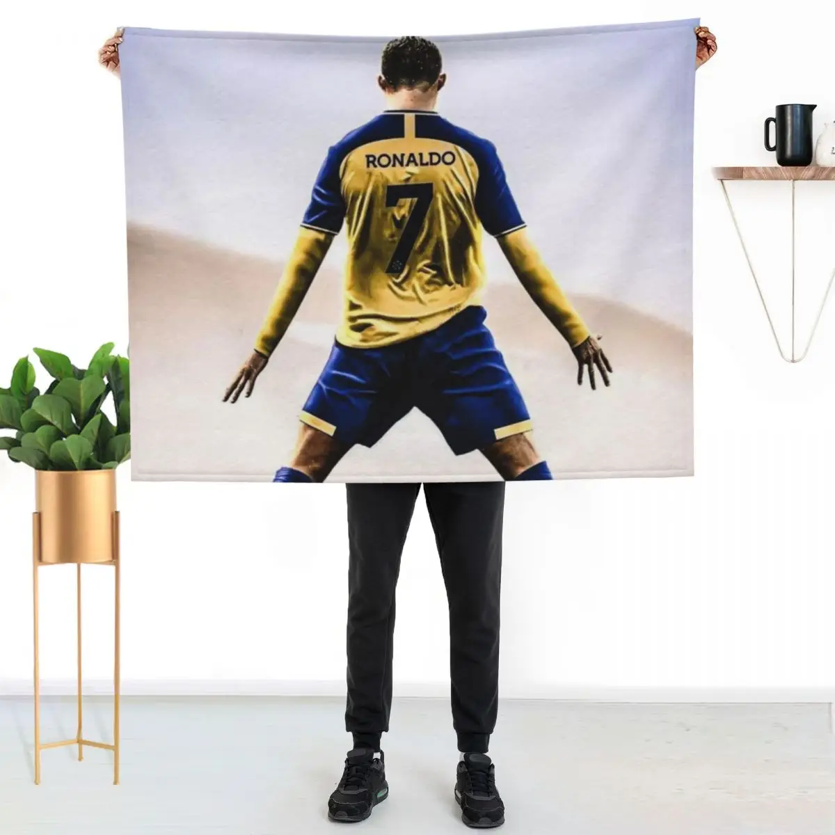 CR7 Al Nassr New Throw Blanket Soft Warm Blanket Gift for Grandparents
CR7 Al Nassr New Throw Blanket Soft Warm Blanket Gift for Grandparents