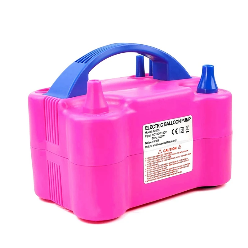 Electric Air Balloon Pump, Portable Dual Nozzle Electric Balloon Inflator For Party Decoration
Electric Air Balloon Pump, Portable Dual Nozzle Electric Balloon Inflator For Party Decoration