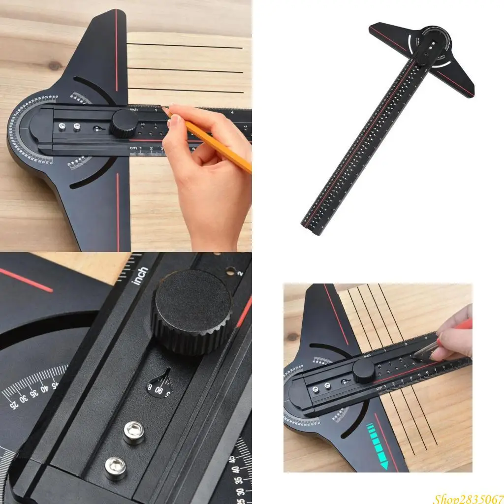 Marking Line Ruler Multifunctional Protractor for Construction Measuring Tool 831F
Marking Line Ruler Multifunctional Protractor for Construction Measuring Tool 831F