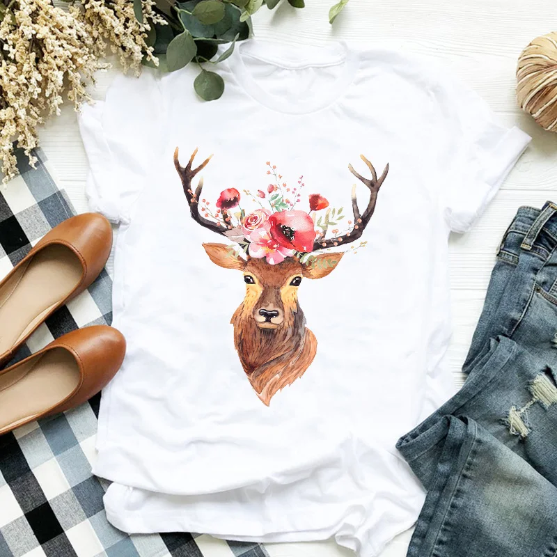 2022 Fashion Women Lady Flower Deer Elegant Cute Print Skull Ladies T Tee Tshirt Womens Nice Tops Shirt Pretty Graphic T-shirt
2022 Fashion Women Lady Flower Deer Elegant Cute Print Skull Ladies T Tee Tshirt Womens Nice Tops Shirt Pretty Graphic T-shirt