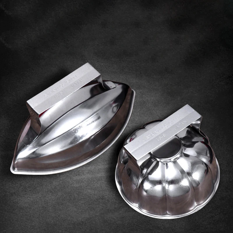 Silver Food Mold Food Grade Stainless Steel For Home Restaurant Kitchen Creative Small Gadget Handl Papaya Shape Egg Rice Mould
Silver Food Mold Food Grade Stainless Steel For Home Restaurant Kitchen Creative Small Gadget Handl Papaya Shape Egg Rice Mould