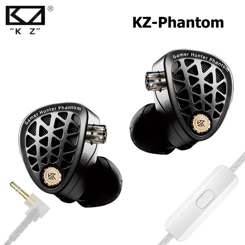 KZ Phantom Wired HiFi Grade Flagship Esports Gaming Earphones with DSP Gaming Sound Card In Ear Headphone
KZ Phantom Wired HiFi Grade Flagship Esports Gaming Earphones with DSP Gaming Sound Card In Ear Headphone