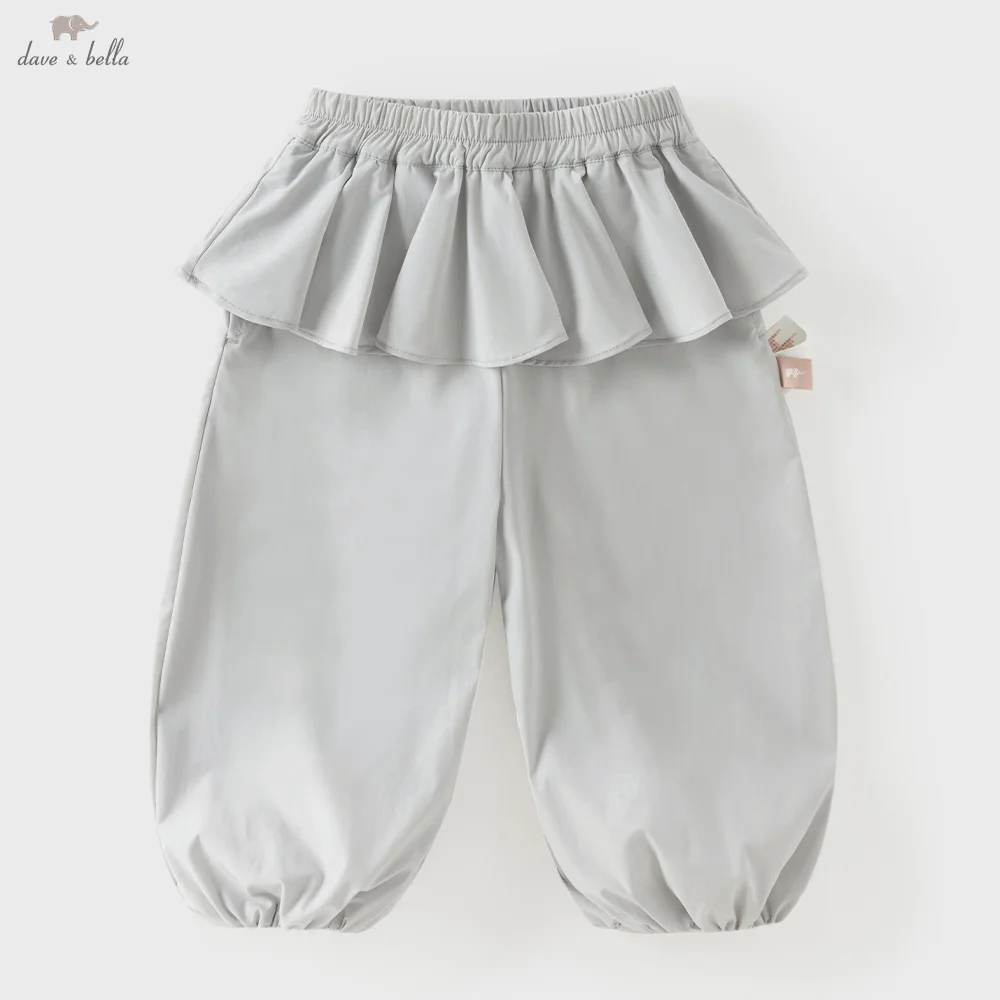 Dave Bella Girls Grey Pants Summer Children Clothes Cool Elastic Waist Casual Kids Outdoor Trousers Fashion Sports DB2261370
Dave Bella Girls Grey Pants Summer Children Clothes Cool Elastic Waist Casual Kids Outdoor Trousers Fashion Sports DB2261370