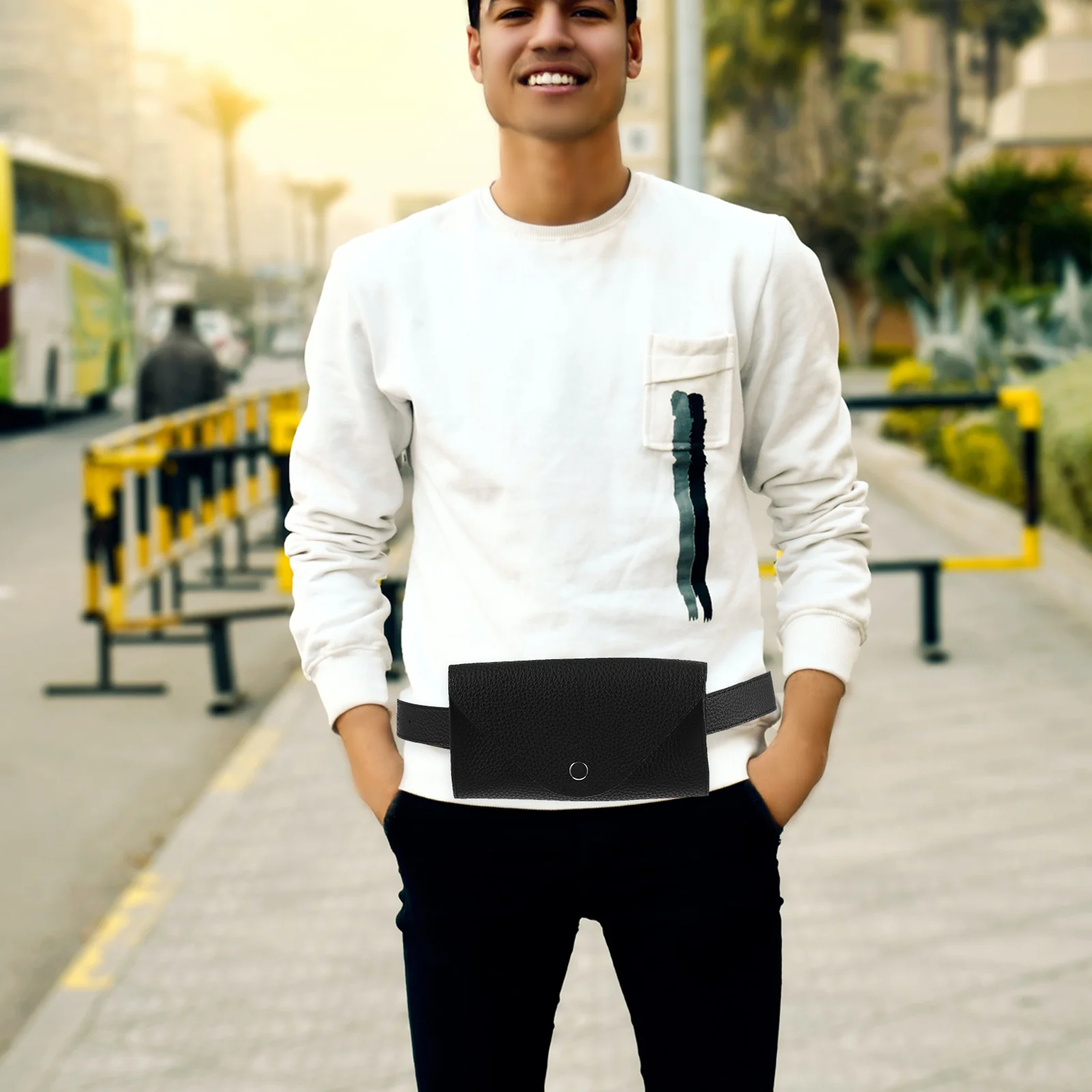 Black Mini PU Phone Pouch for Women Stylish Waist Bag Compact Envelope Case Fit for Keys Id Cards Lip Gloss and
Black Mini PU Phone Pouch for Women Stylish Waist Bag Compact Envelope Case Fit for Keys Id Cards Lip Gloss and