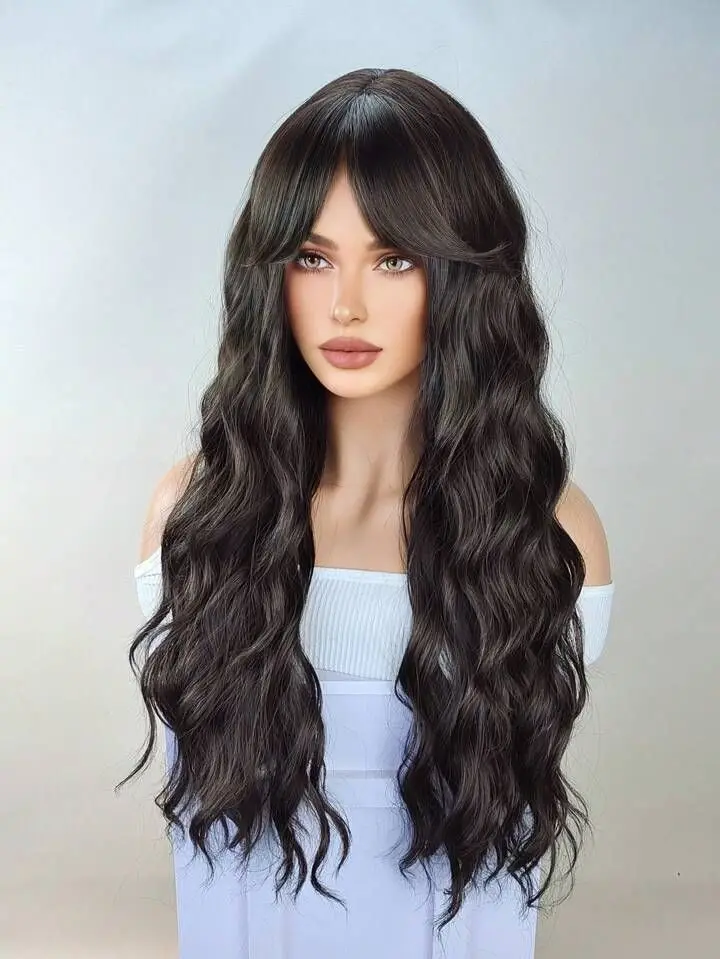 Fringe Deep Body Wave Lace Front Synthetic Hair Wigs for Black Women Glueless Natural Hairline Black Color Synthetic Lace Wigs
Fringe Deep Body Wave Lace Front Synthetic Hair Wigs for Black Women Glueless Natural Hairline Black Color Synthetic Lace Wigs