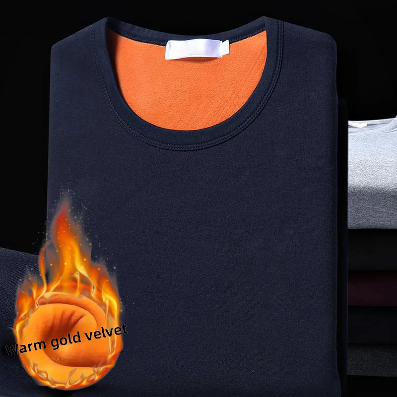 Thickened Gold Fleece Long Sleeve Thermal Underwear Warm Home Clothes for Men Boy Heat Preservation Cotton Wool Shirt
Thickened Gold Fleece Long Sleeve Thermal Underwear Warm Home Clothes for Men Boy Heat Preservation Cotton Wool Shirt