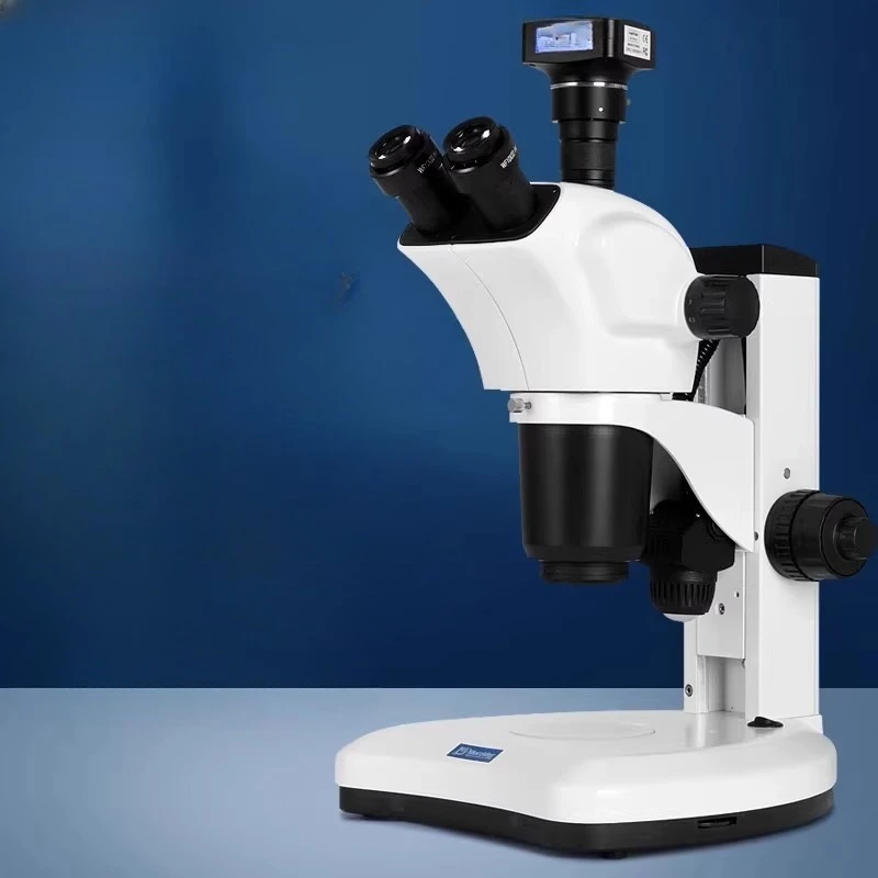 Research grade trinocular stereomicroscope continuous zoom 7-157.5X high definition 3D stereoscopic imaging precision
Research grade trinocular stereomicroscope continuous zoom 7-157.5X high definition 3D stereoscopic imaging precision