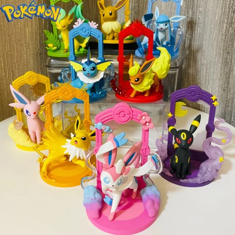 9pcs/Set Pokemon Eeveelution Figure Set Eevee Sylveon Flareon Glaceon Leafeon Blind Box Anime Figures Toy Kid'S Birthday Gifts
9pcs/Set Pokemon Eeveelution Figure Set Eevee Sylveon Flareon Glaceon Leafeon Blind Box Anime Figures Toy Kid'S Birthday Gifts