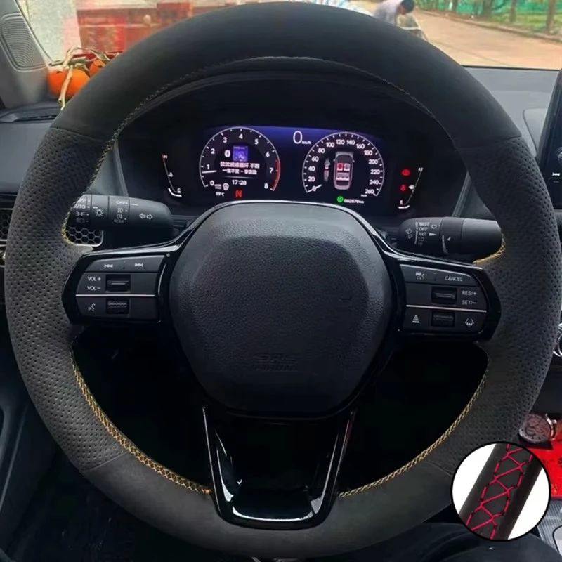 Замшевый чехол на руль автомобиля «сделай сам» для Honda CRV CR-V 2017 2018 2019 Clarity 2016-2018, автомобильный чехол на руль, автомобильный аксессуар
Замшевый чехол на руль автомобиля «сделай сам» для Honda CRV CR-V 2017 2018 2019 Clarity 2016-2018, автомобильный чехол на руль, автомобильный аксессуар