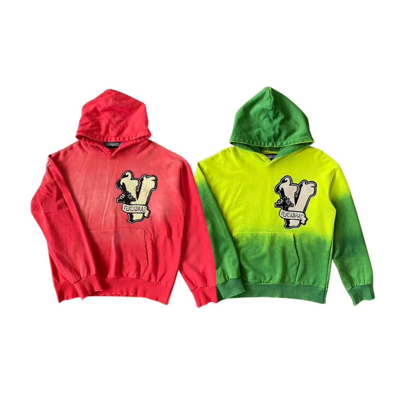Vertabrae Embroidered Patch Logo Hoodie American scrub wash embroidery heavy industry hoodie
Vertabrae Embroidered Patch Logo Hoodie American scrub wash embroidery heavy industry hoodie