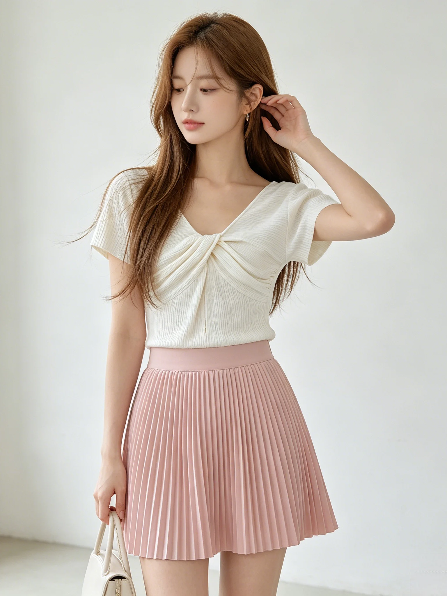 Summer New Style Women's Knitted Short Sleeve V-Neck Backless Top Slimming Design Casual Versatile Breathable Comfortable
Summer New Style Women's Knitted Short Sleeve V-Neck Backless Top Slimming Design Casual Versatile Breathable Comfortable