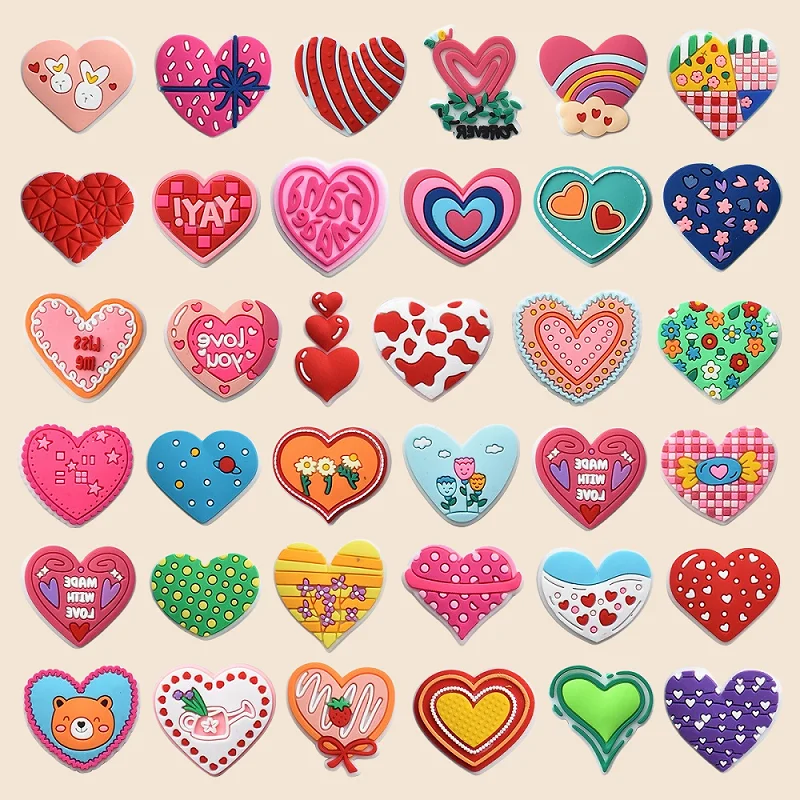 1-36Pcs PVC Heart Shoe Charms For Cute Style Sandals Slippers Shoe Accessories for Women Girls Kids Party Favor Gift Idea
1-36Pcs PVC Heart Shoe Charms For Cute Style Sandals Slippers Shoe Accessories for Women Girls Kids Party Favor Gift Idea