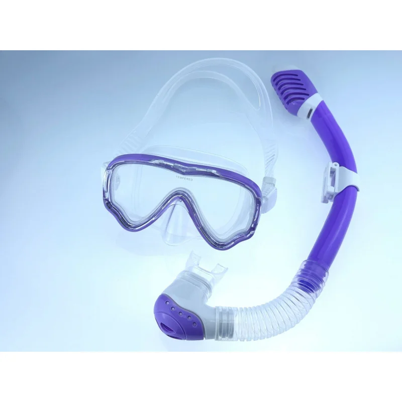 Kids Full Dry Snorkel Mask Anti-Fog Tempered Glass Diving Goggles Breathing Tube Snorkeling Gear Set for Kids Swimming Sports
Kids Full Dry Snorkel Mask Anti-Fog Tempered Glass Diving Goggles Breathing Tube Snorkeling Gear Set for Kids Swimming Sports