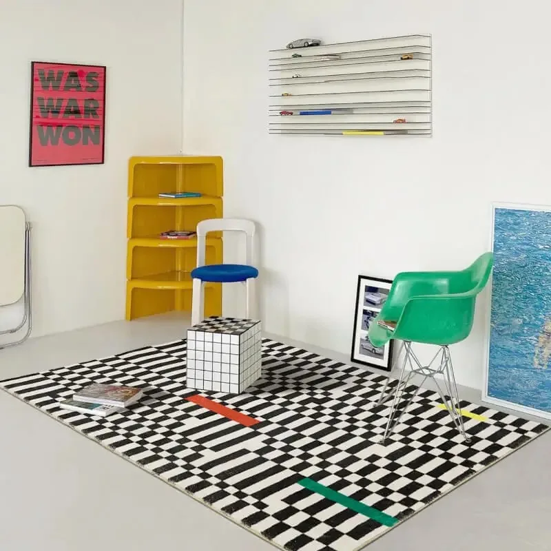 Living Room Large Area Carpet Bedroom Bedside Machine Washable Plush Foot Mat 3D Visual Art Fashion Chessboard Non-slip Rugs 양탄자
Living Room Large Area Carpet Bedroom Bedside Machine Washable Plush Foot Mat 3D Visual Art Fashion Chessboard Non-slip Rugs 양탄자